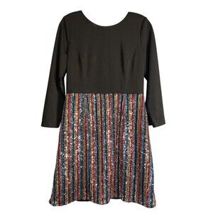 Hutch Black and Sequin NYE Dress Size 8